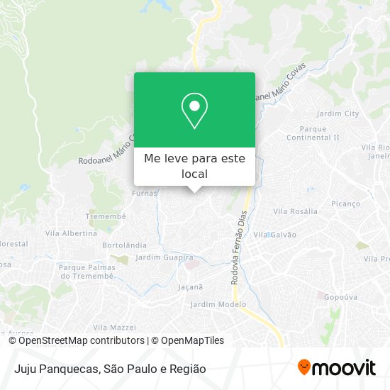 Juju Panquecas mapa
