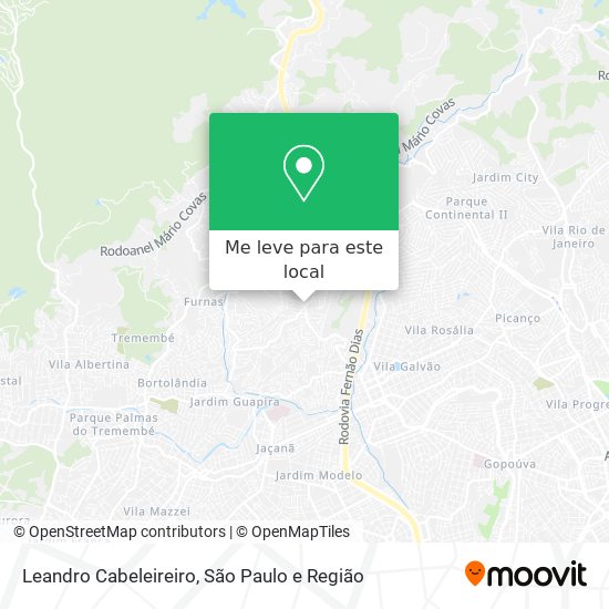 Leandro Cabeleireiro mapa