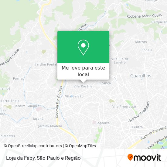 Loja da Faby mapa