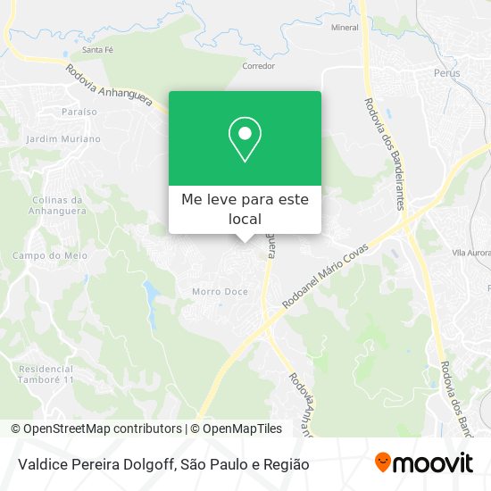 Valdice Pereira Dolgoff mapa