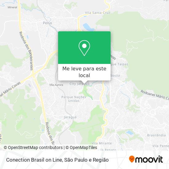 Conection Brasil on Line mapa