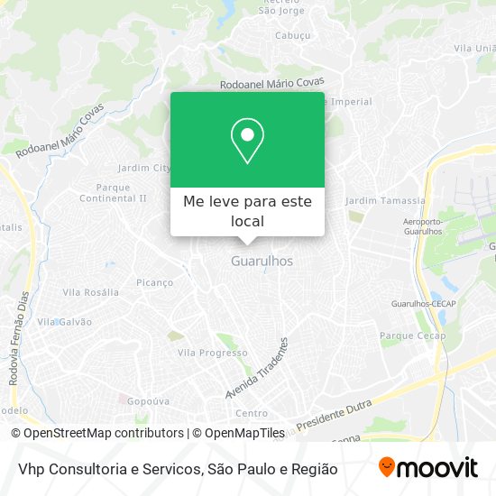 Vhp Consultoria e Servicos mapa