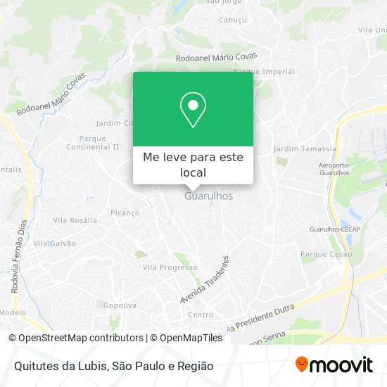 Quitutes da Lubis mapa