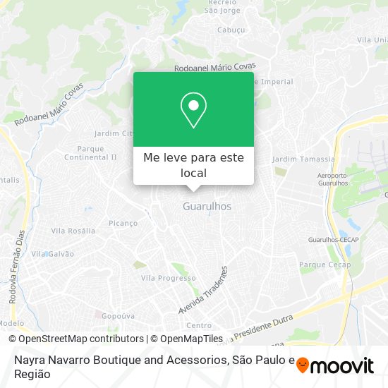 Nayra Navarro Boutique and Acessorios mapa