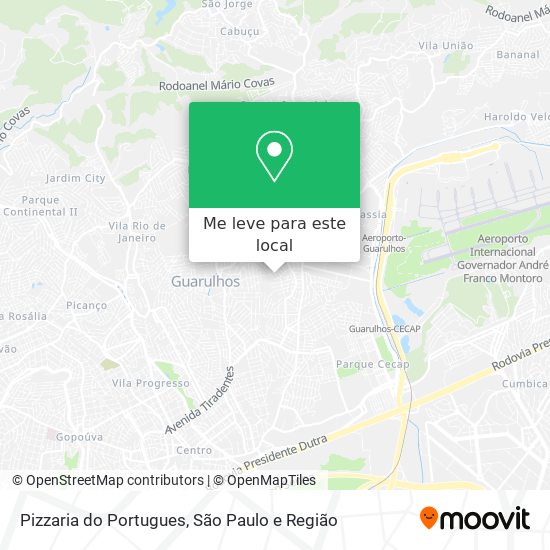 Pizzaria do Portugues mapa