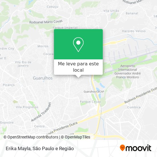 Erika Mayla mapa
