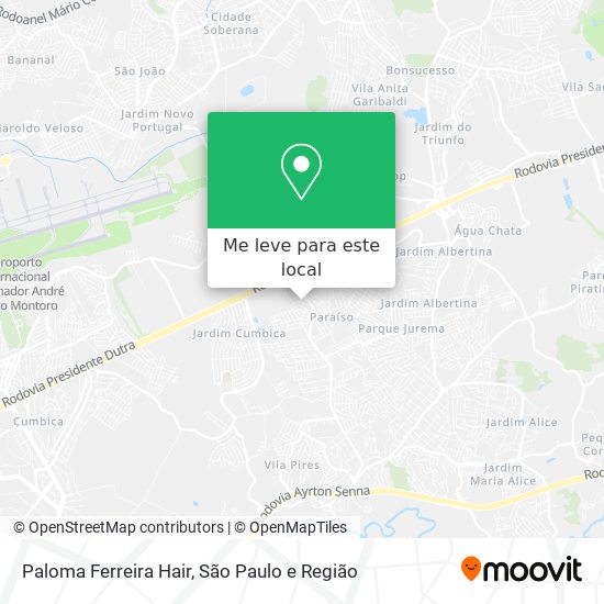 Paloma Ferreira Hair mapa