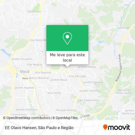 EE Olavo Hansen mapa