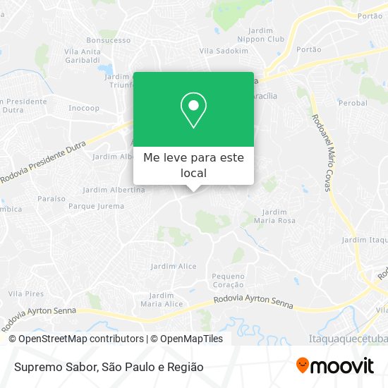 Supremo Sabor mapa