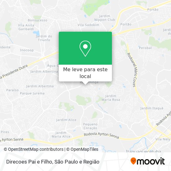 Direcoes Pai e Filho mapa