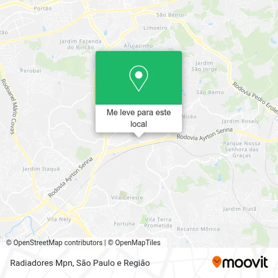 Radiadores Mpn mapa
