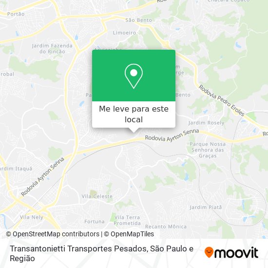 Transantonietti Transportes Pesados mapa