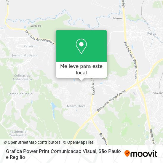 Grafica Power Print Comunicacao Visual mapa