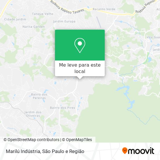 Marilú Indústria mapa