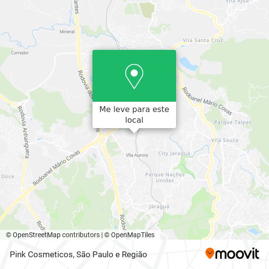 Pink Cosmeticos mapa