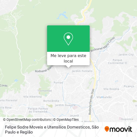 Felipe Sodre Moveis e Utensilios Domesticos mapa