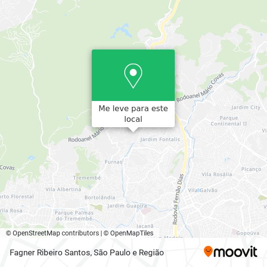 Fagner Ribeiro Santos mapa