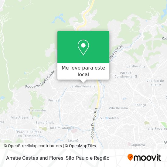 Amitie Cestas and Flores mapa