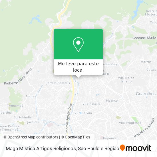 Maga Mistica Artigos Religiosos mapa