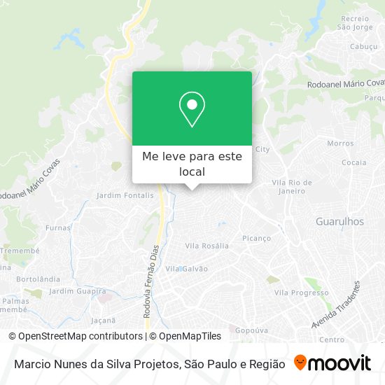 Marcio Nunes da Silva Projetos mapa