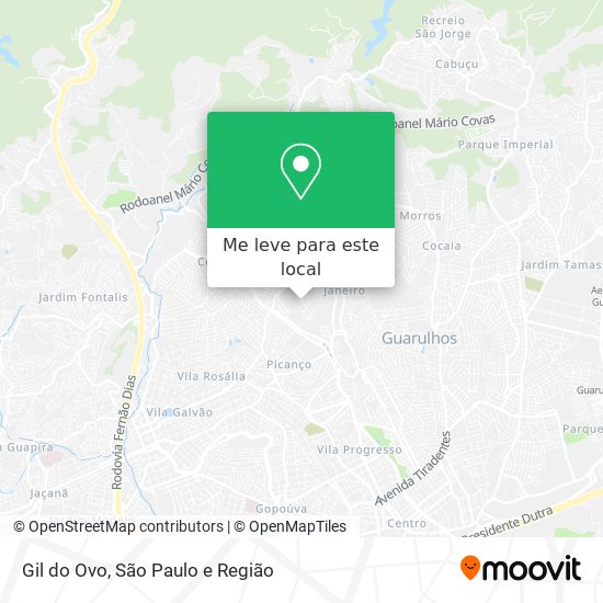 Gil do Ovo mapa