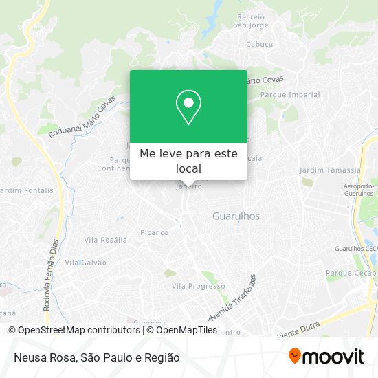 Neusa Rosa mapa