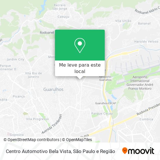 Centro Automotivo Bela Vista mapa