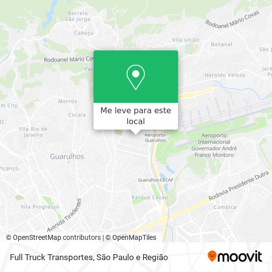 Full Truck Transportes mapa