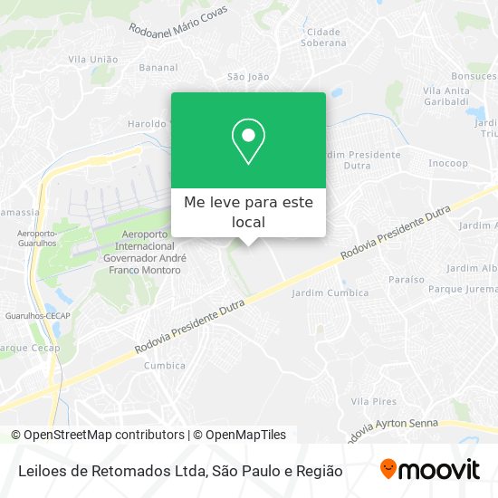 Leiloes de Retomados Ltda mapa