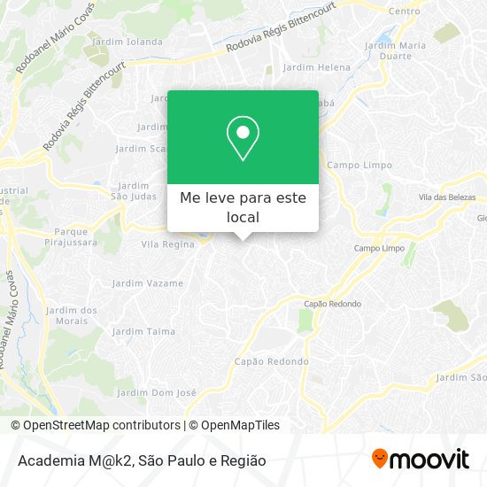 Academia M@k2 mapa