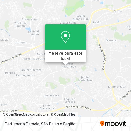 Perfumaria Pamela mapa