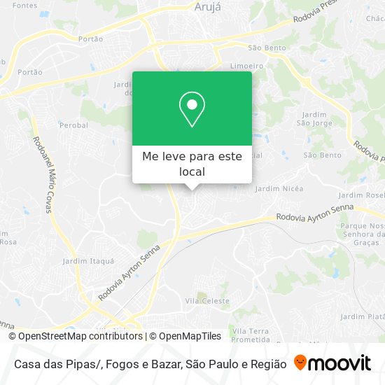 Casa das Pipas/, Fogos e Bazar mapa