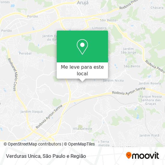 Verduras Unica mapa