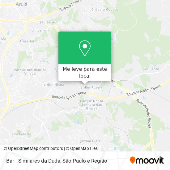 Bar - Similares da Duda mapa