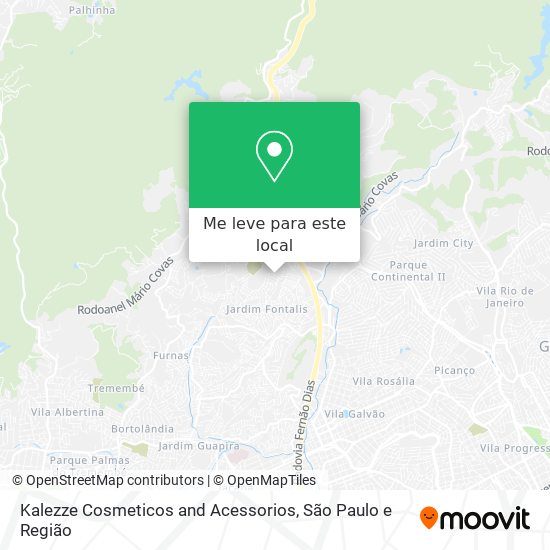 Kalezze Cosmeticos and Acessorios mapa