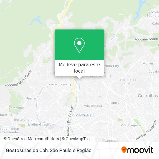 Gostosuras da Cah mapa