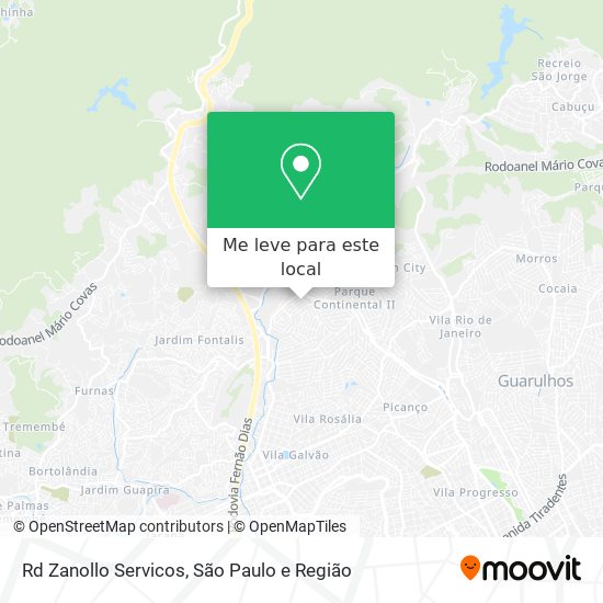 Rd Zanollo Servicos mapa