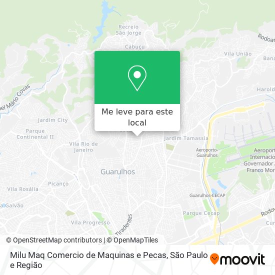 Milu Maq Comercio de Maquinas e Pecas mapa