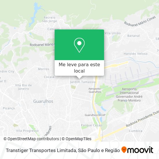 Transtiger Transportes Limitada mapa