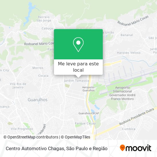 Centro Automotivo Chagas mapa
