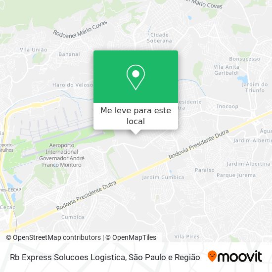 Rb Express Solucoes Logistica mapa