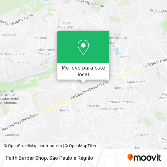 Faith Barber Shop mapa
