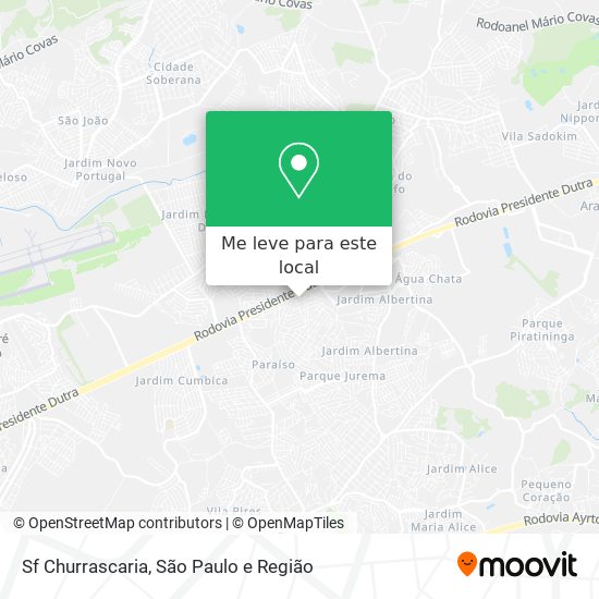 Sf Churrascaria mapa