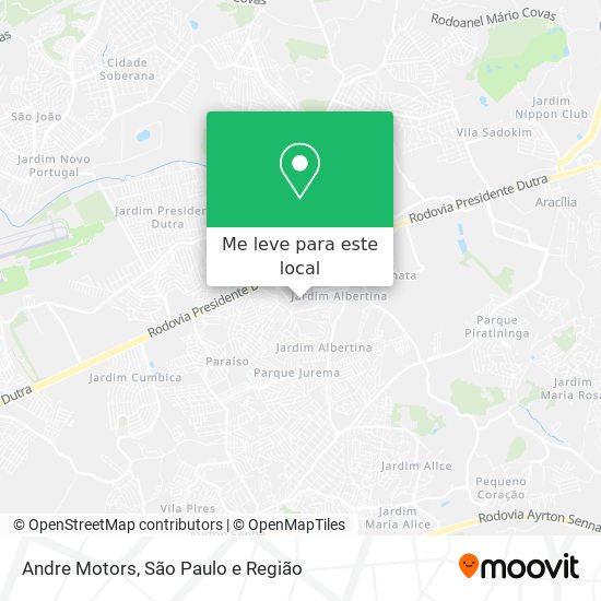 Andre Motors mapa