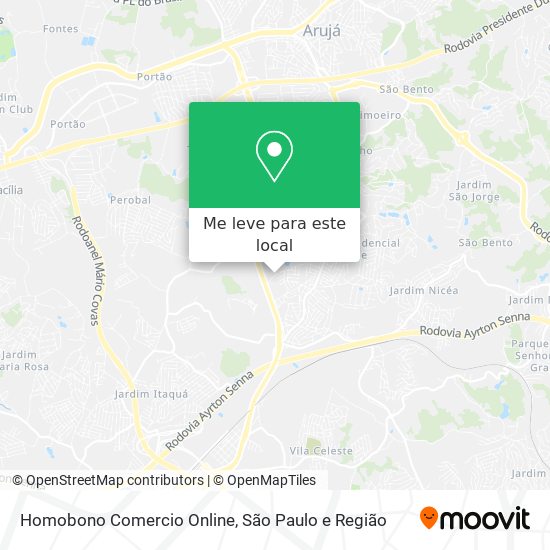 Homobono Comercio Online mapa