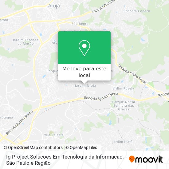 Ig Project Solucoes Em Tecnologia da Informacao mapa