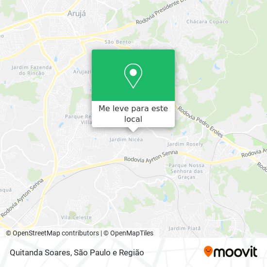 Quitanda Soares mapa