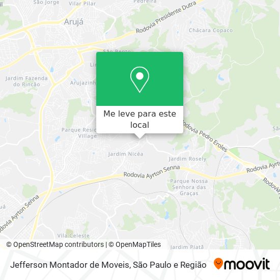 Jefferson Montador de Moveis mapa