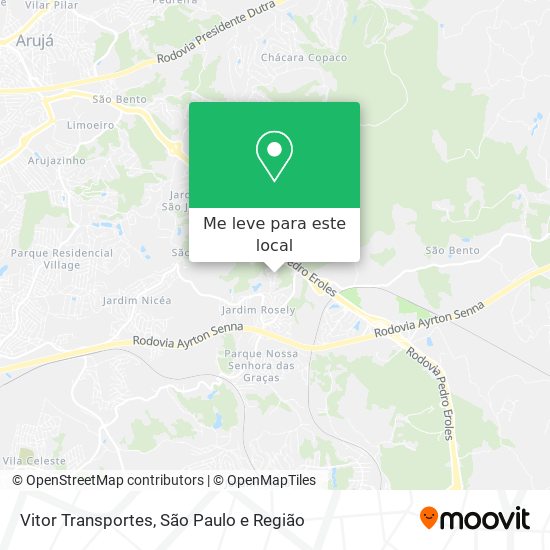 Vitor Transportes mapa