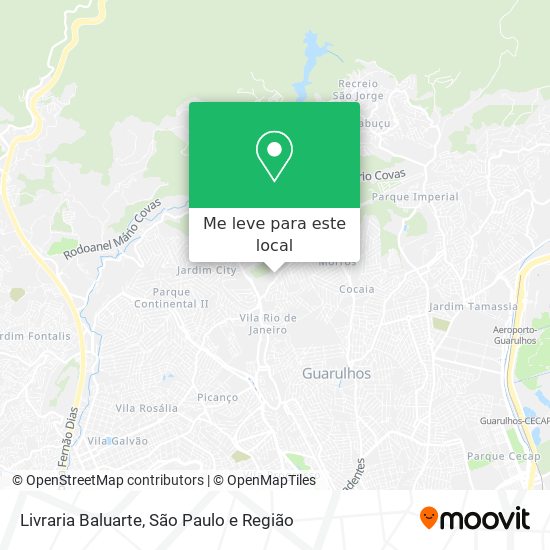 Livraria Baluarte mapa